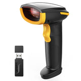 Inateck Wireless Barcode Scanner, Bluetooth Bar Code Scanner, 1D USB Barcode Reader Handheld, 1 Charge 3 Months, Scanner Barcode with APP and SDK Inateck