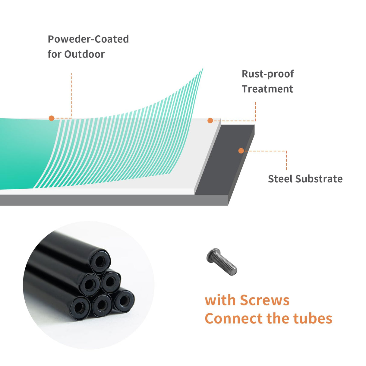 Mr.Ton Garden Arch Arbors, Trellis for Climbing Plants Outdoor 6-8ft, Two Way Assemble Wedding Decoration Metal Arch,Black Mr.Ton