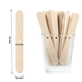 DINGPAI 100pcs Wooden Candle Wick Holders, Candle Wick Centering Devices for Candle Making, Candle Wick Bars, Wick Clips for Canld Centering Tool DINGPAI