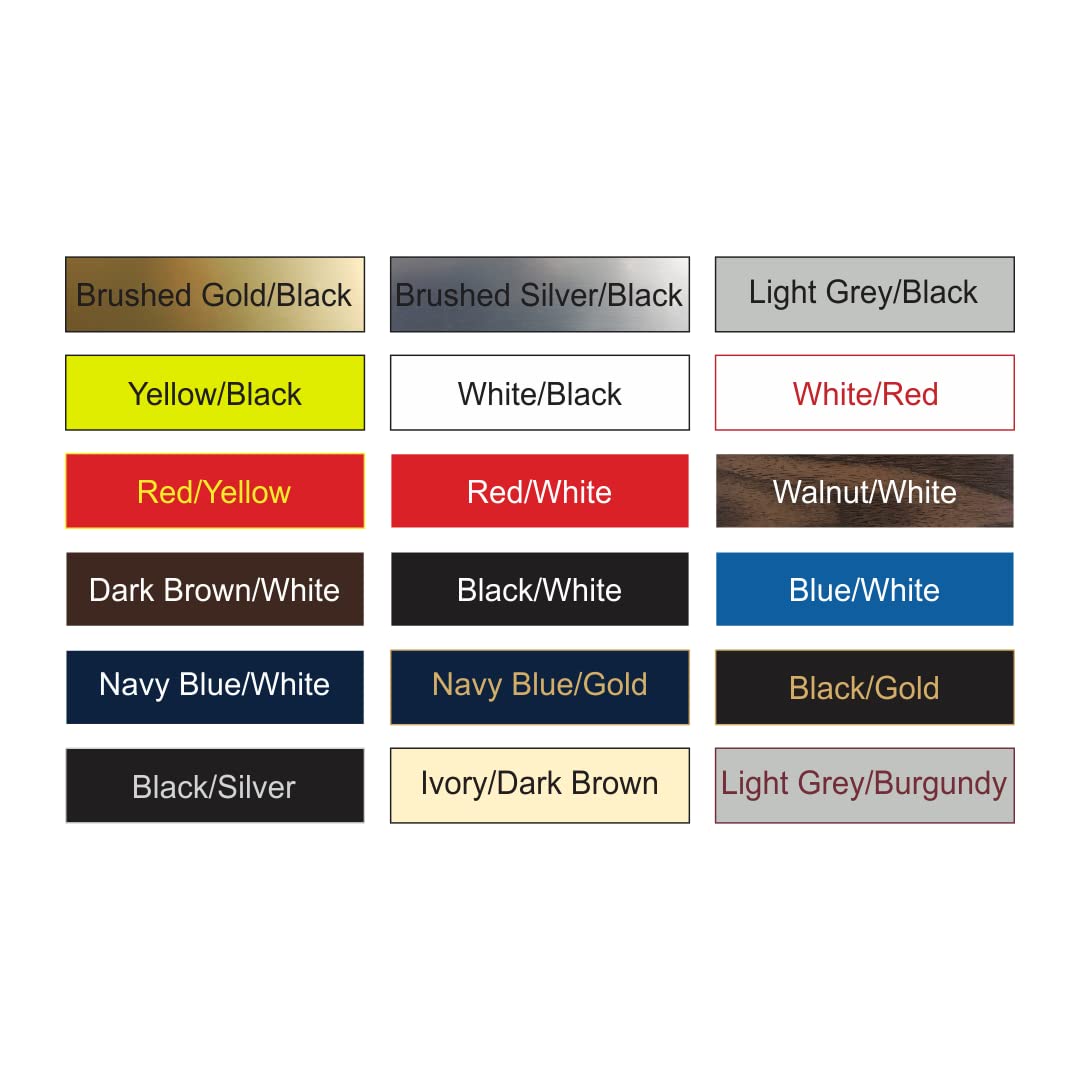 Designer Custom Personalizable Plastic Wall or Door Sign | Your Custom Message | Enter Your Text | Easy to Install Comes With Strong 2 Sided Foam Tape | Business Signs | Home Signs | Property Signs | Signs ByLITA