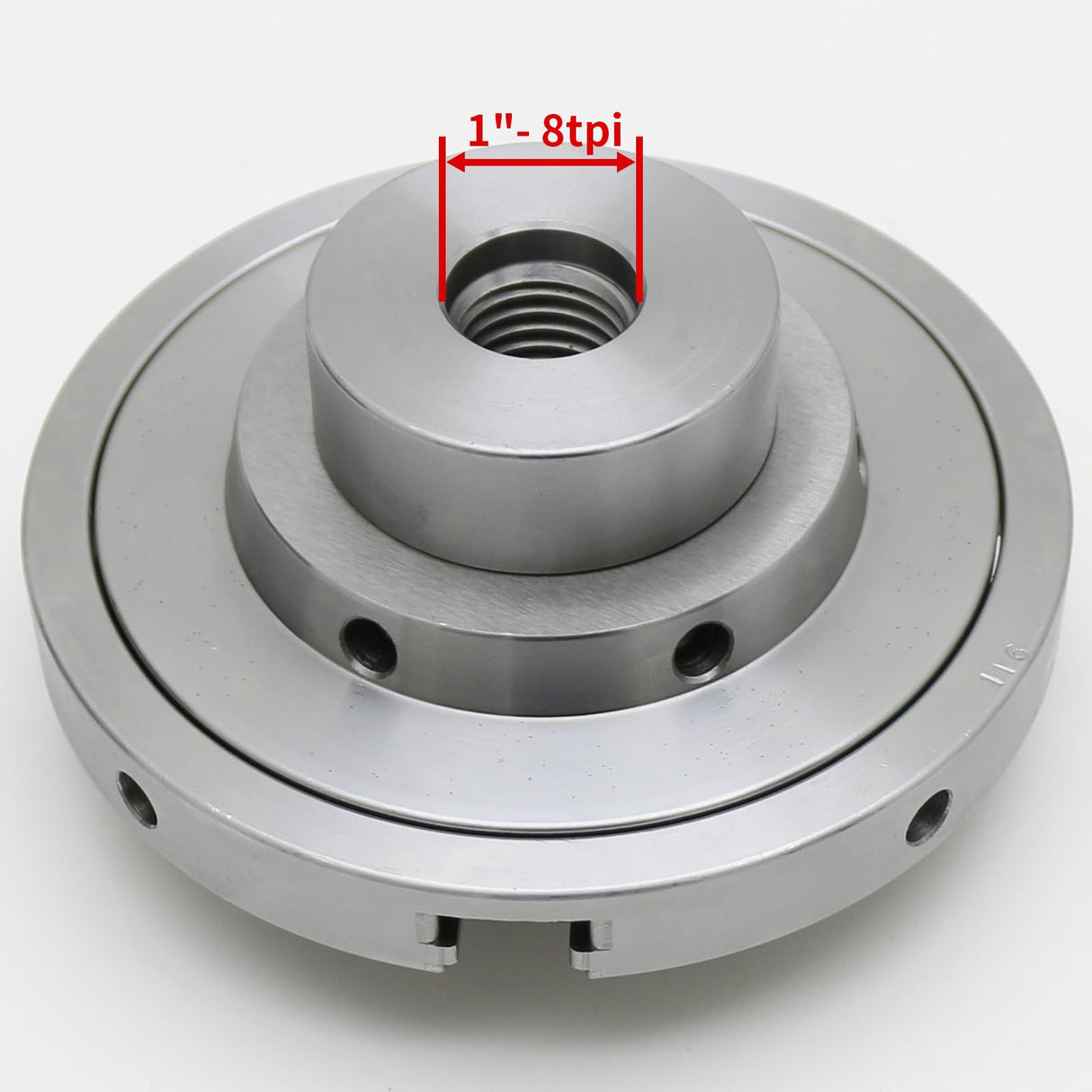 Wood Lathe Chuck, 6 inch 4 Jaws, Self-Centering Lathe Chucks for Woodturning, 4 Jaw Chuck for Wood Lathe 1 x 8TPI Thread PNBO