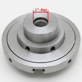 Wood Lathe Chuck, 6 inch 4 Jaws, Self-Centering Lathe Chucks for Woodturning, 4 Jaw Chuck for Wood Lathe 1 x 8TPI Thread PNBO