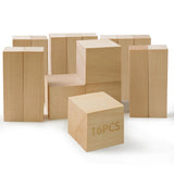 HILELIFE Basswood Carving Blocks 16 Pcs Bass Wood Blocks for Wood Carving Whittling Wood Smooth Basswood Blocks for Carving HILELIFE