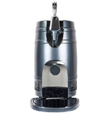 Koolatron 5L Mini Beer Keg Cooler with Dual Taps for Gravity or Pressurized Top Dispensing Kegs, Includes 12V DC and 110V AC Koolatron