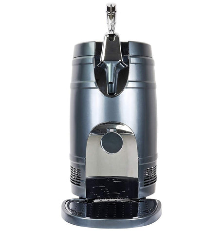 Koolatron 5L Mini Beer Keg Cooler with Dual Taps for Gravity or Pressurized Top Dispensing Kegs, Includes 12V DC and 110V AC Koolatron