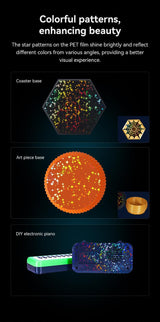 Creality Double-sided Printing “Stars” Platform 235*235mm (Glossy PET + Coated PEI), Without soft magnetic sticker, 3D Printer Platform for K1/Ender-3 V3/SE/KE/S1/3 S1Pro/3/3 Pro/3S/3V2/5/5S/5Pro Lokkr