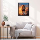 Natuyalo Paint by Numbers for Adults - DIY Adult Paint by Number Kits Painting on Canvas Lion Painting by Numbers for Beginners, Animal Art Craft Kits for Adults (16x20 Inch) Natuyalo