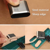 52 Shape Style Leather Hole Punch Tool for Belts, Multiple Shapes Hollow Punch Cutter Tool, Leather Crafting Tools, Leather Punch Tool Set Hole Punch Cutter, Leather Punch Tool for Leather Craft Yizzvb