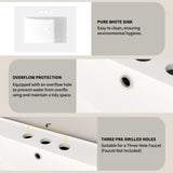 Ymise Bathroom Vanity with Sink, 24-Inch Bathroom Vanities Cabinet with Large Storage Space, Wooden Bathroom Sink Cabinet, Grey Ymise