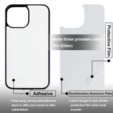 Konohan 6 Pieces Sublimation Blank Phone Case Cover Blank Printable Phone Case for DIY Customize Heat Press Rubber Protective Case (Compatible with iPhone 13) Konohan