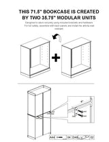 Palace Imports Solid Wood Bookcase - Stackable Modular 6 Tier Bookshelf - 71.5" Tall x 32" Wide - White Book Shelf, Open Display Shelf for Living Room, Office, 100% Eco-Friendly Wood, Made in Brazil Palace Imports