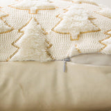 Christmas Pillow Covers, Set of 2 Christmas Decorations Throw Pillow Covers, 18x18 Inch Soft Fluffy Cushion Covers for Home Décor Xmas Series Cushion Pillow Cover Custom Zippered Square Pillowcase Eliluoni