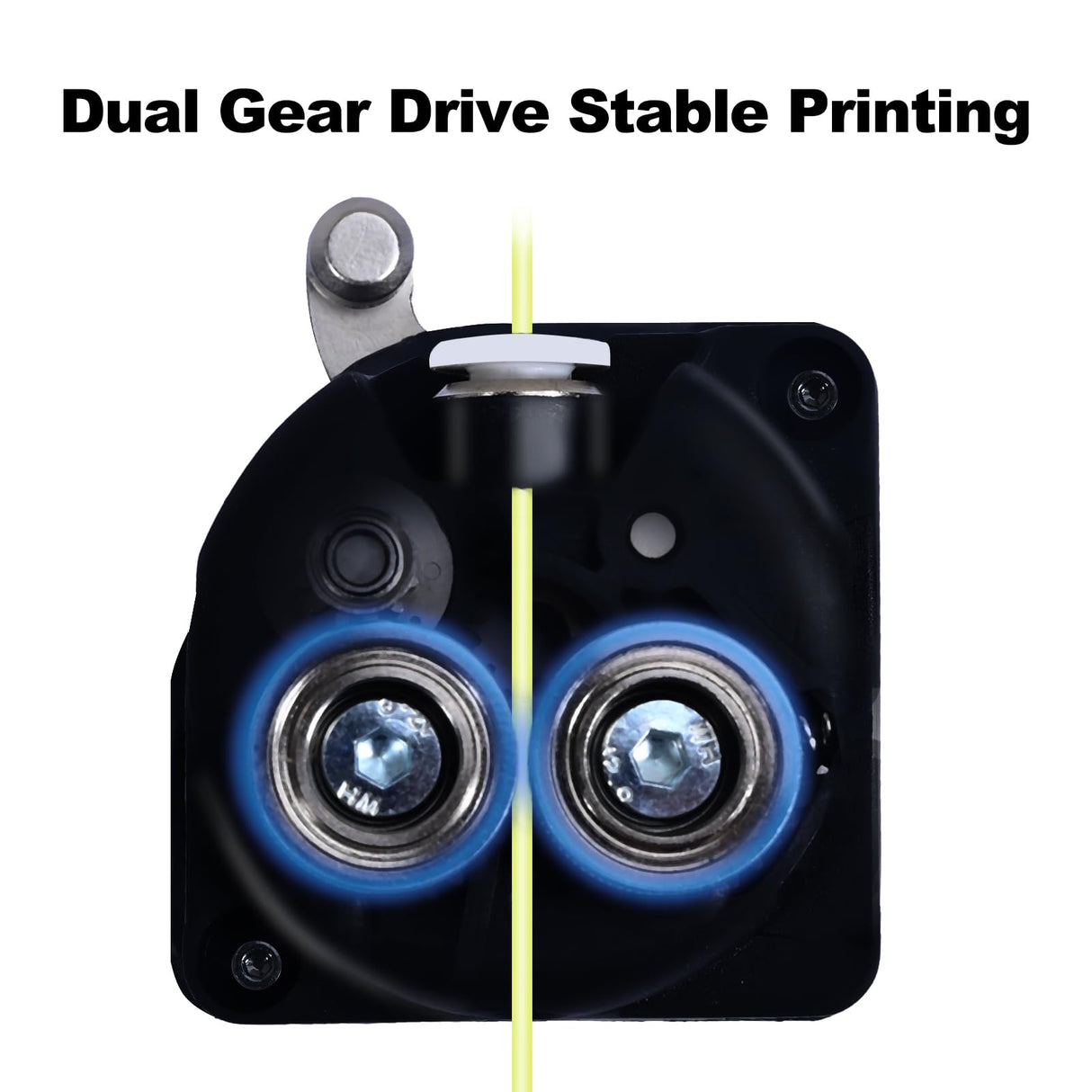 Creality K1C Extruder, Upgrade High Speed Extrusion Kit Dual Gear Feeding Extrusion Mechanism Kit for Creality K1 Max/K1/K1C/ Ender 3 V3/Ender 3 V3 Plus 3D Printer Aladrs