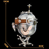 3D Metal Puzzle for Adults Mechanical Owl Egg 3D Model Kit, Steampunk Puzzle DIY Assembly, Fun and Creative for Birthday, Home Decoration, and Collectors (110+ PCS) HeyCubex