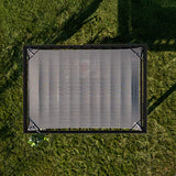 Backyard Discovery Trenton 14x12 All Season Galvanized Steel Pergola, Black, Sail Shade Soft Canopy, Rust Resistant, Support Wind and Snow, Patio, Deck, Backyard, Garden Backyard Discovery