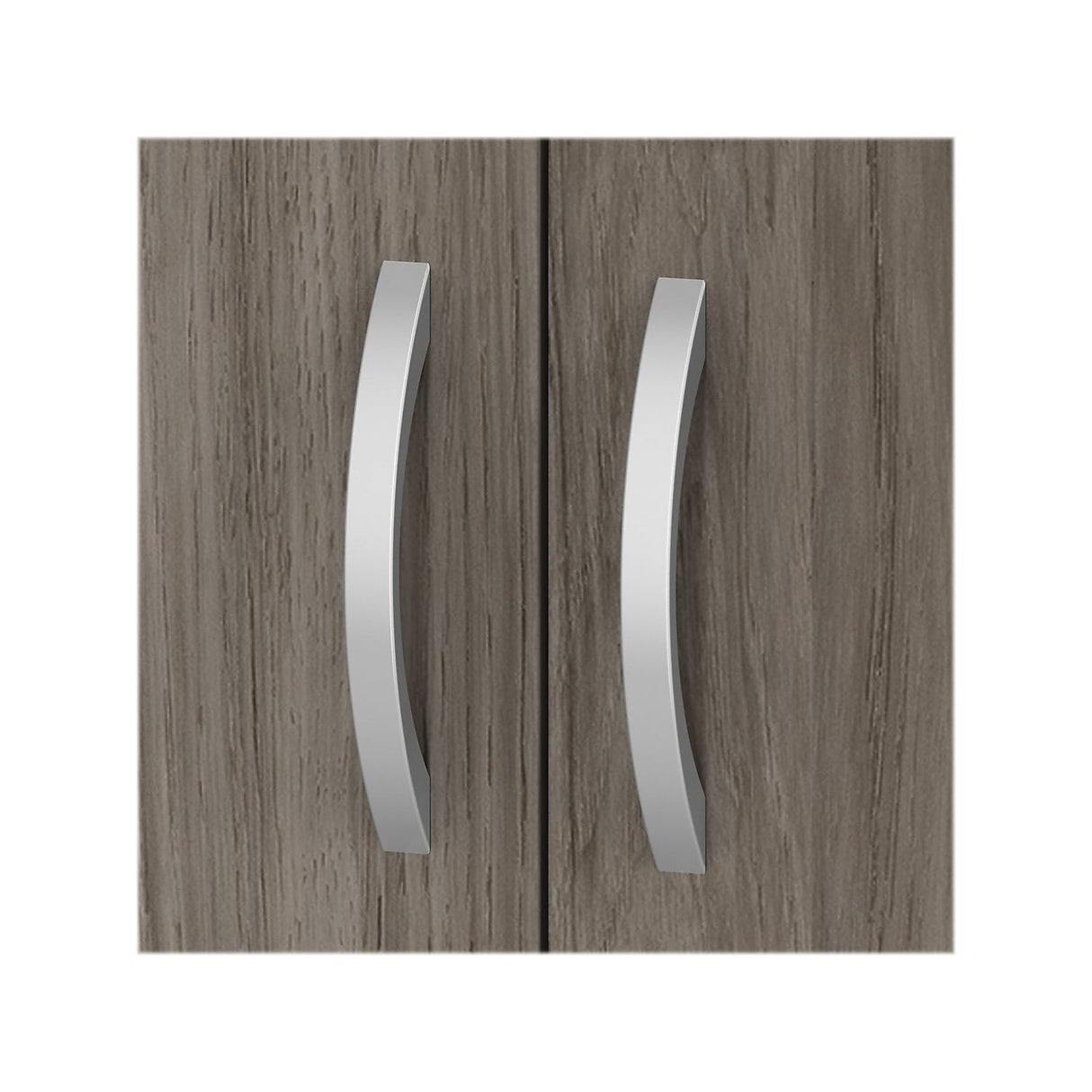 Bush Business Furniture Studio C 5-Shelf Bookcase with Doors in Modern Hickory Bush Business Furniture