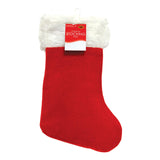 Plush Christmas Stocking Party Accessory (1 count) (1/Pkg) Beistle