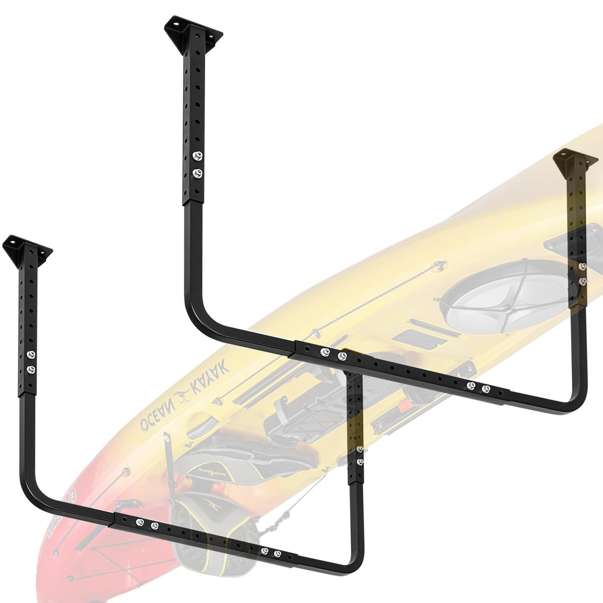 Colinktool Adjustable Garage Ceiling Storage Racks, Garage Overhead St ...