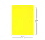 3MM Embroidery Foam (Yellow)- 5 Pack- 10" X 15" MARATHON WEST, INC