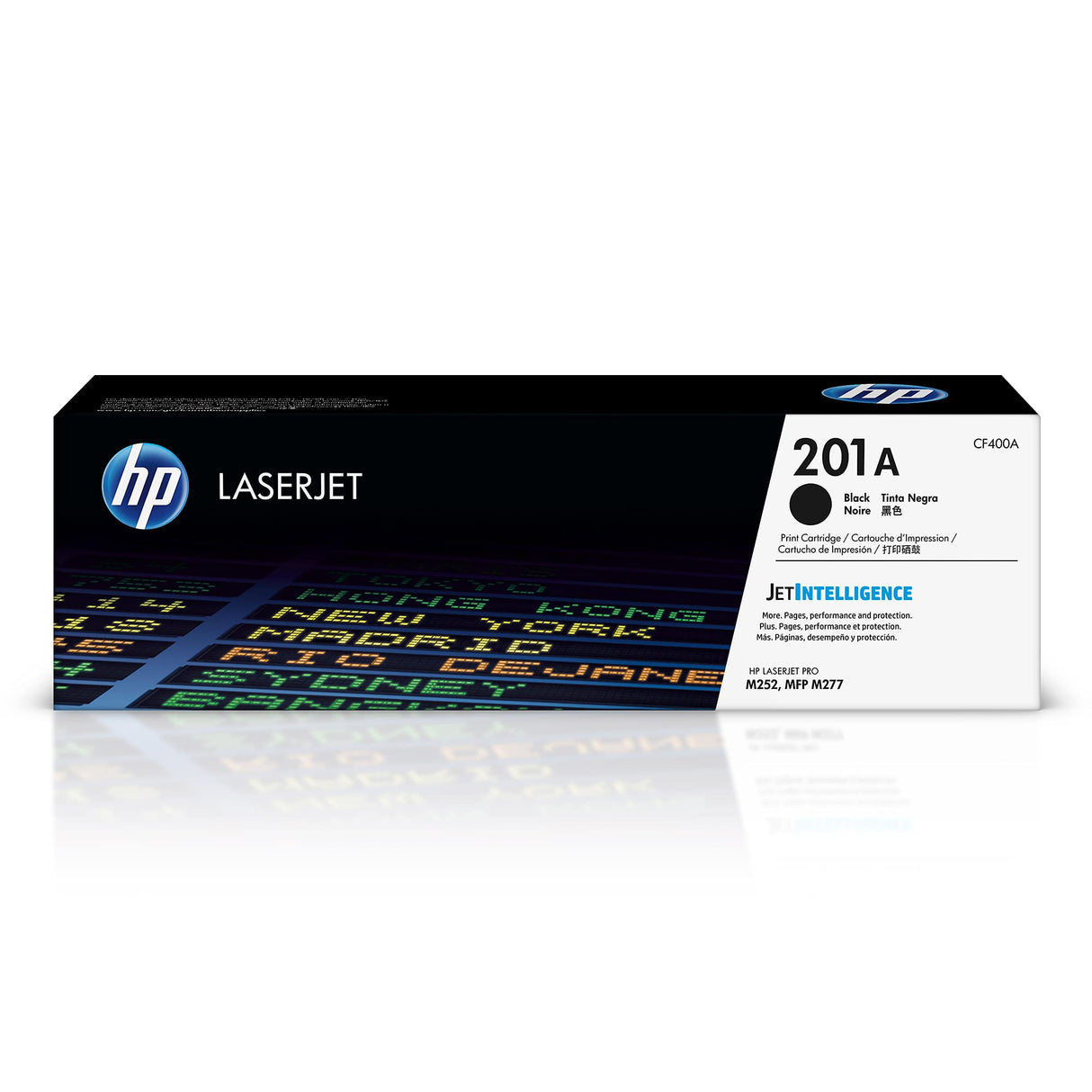 HP 201A Black Toner Cartridge | Works with HP Color LaserJet Pro M252, HP Color LaserJet Pro MFP M277 Series | CF400A HP