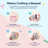 Beryzol Silicone Cup Cradle, Cup Cradle for Tumblers Use to Apply UV DTF Decal/Apply Vinyl Decals - Keep Mugs in Place with Felt Squeegee Beryzol