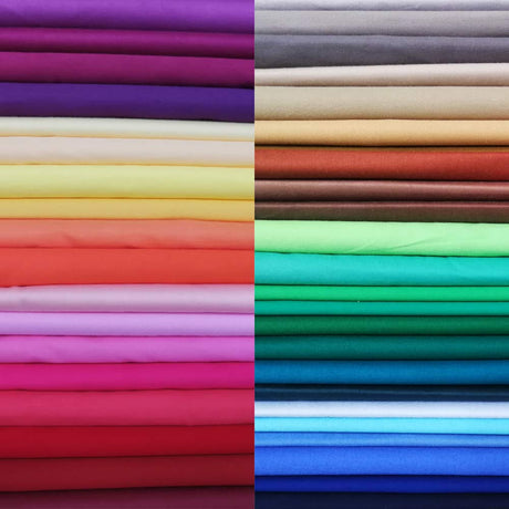 50 PCS 8" x 8" Precut Multi-Colors Cotton Fabric Squares Fabric Bundles for Sewing & Quilting Beginners newamishquilt