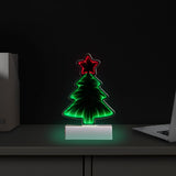 Northlight LED 3D Christmas Tree Infinity Mirror - 8" Northlight