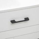 PawHut Dog Crate Furniture with Soft Water-Resistant Cushion, Dog Kennel End Table with Drawer, Puppy Crate for Small Dogs Indoor with 2 Doors, White PawHut