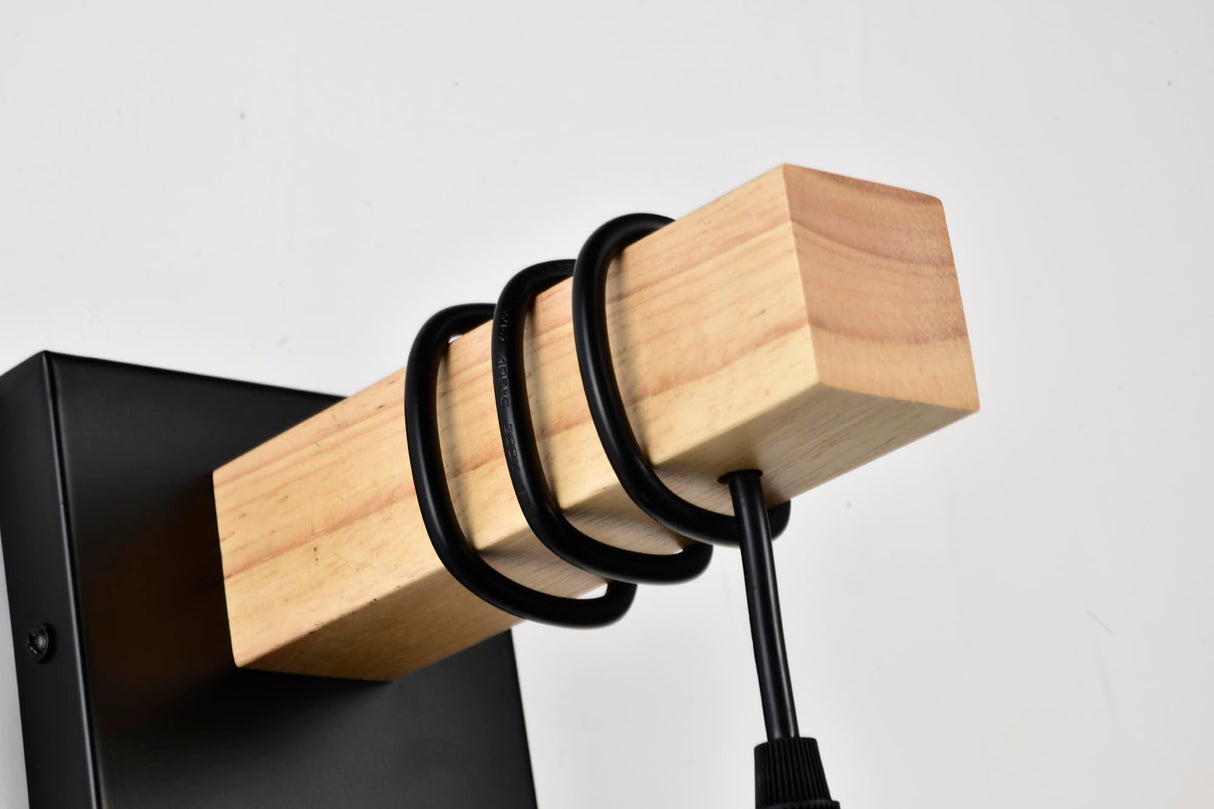 Sunnyin Plug in Wall Sconce,Deer Matte Metal Rustic Wall Sconces,Black Wall Lights,Farmhouse Parchment Paper Lamp Shades Wall Sconce Set of Two,Wall Lamps for Bedside,Living Room,Bedroom,Hallway Sunnyin