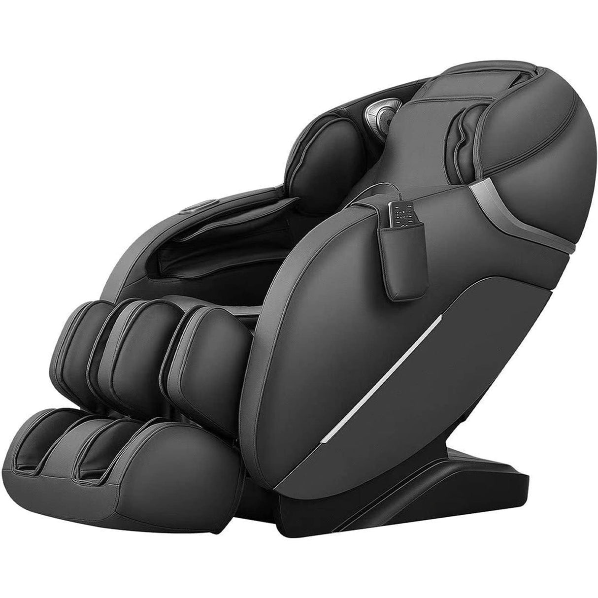 MYTHIA A303 Massage Chair iRest System, Full Body with Heat, Zero Gravity, 53.15" SL Track Shiatsu Recliner with Auto Body Scan, Bluetooth Speakers, Footrest Calfrest Extension (Black) MYTHIA