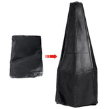 SINGLYFIRE Prairie Fire Outdoor Chiminea Fireplace Deck or Patio Backyard Wooden Fire Pit with Chiminea Cover Rust-Free Iron Black SINGLYFIRE