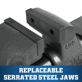 Wilton Machinist Bench Vise, 4" Jaw Width, 6-1/2" Jaw Opening, 3-1/2" Throat (Model 400S) Wilton