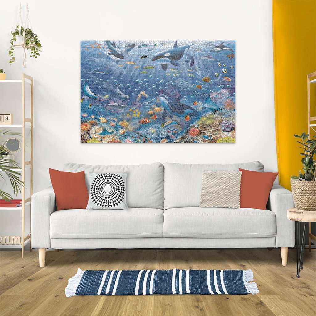 Ravensburger Colorful Underwater World 3000 Piece Jigsaw Puzzle - Engaging Imagery | Precision Cut | Durable Materials | Eco-Friendly Certified | Ideal for Adults Ravensburger