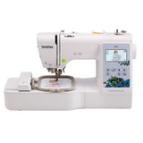 Brother PE535 Embroidery Machine, 80 Built-in Designs, 4" x 4" Hoop Area, Large 3.2" LCD Touchscreen, USB Port, 9 Font Styles Brother