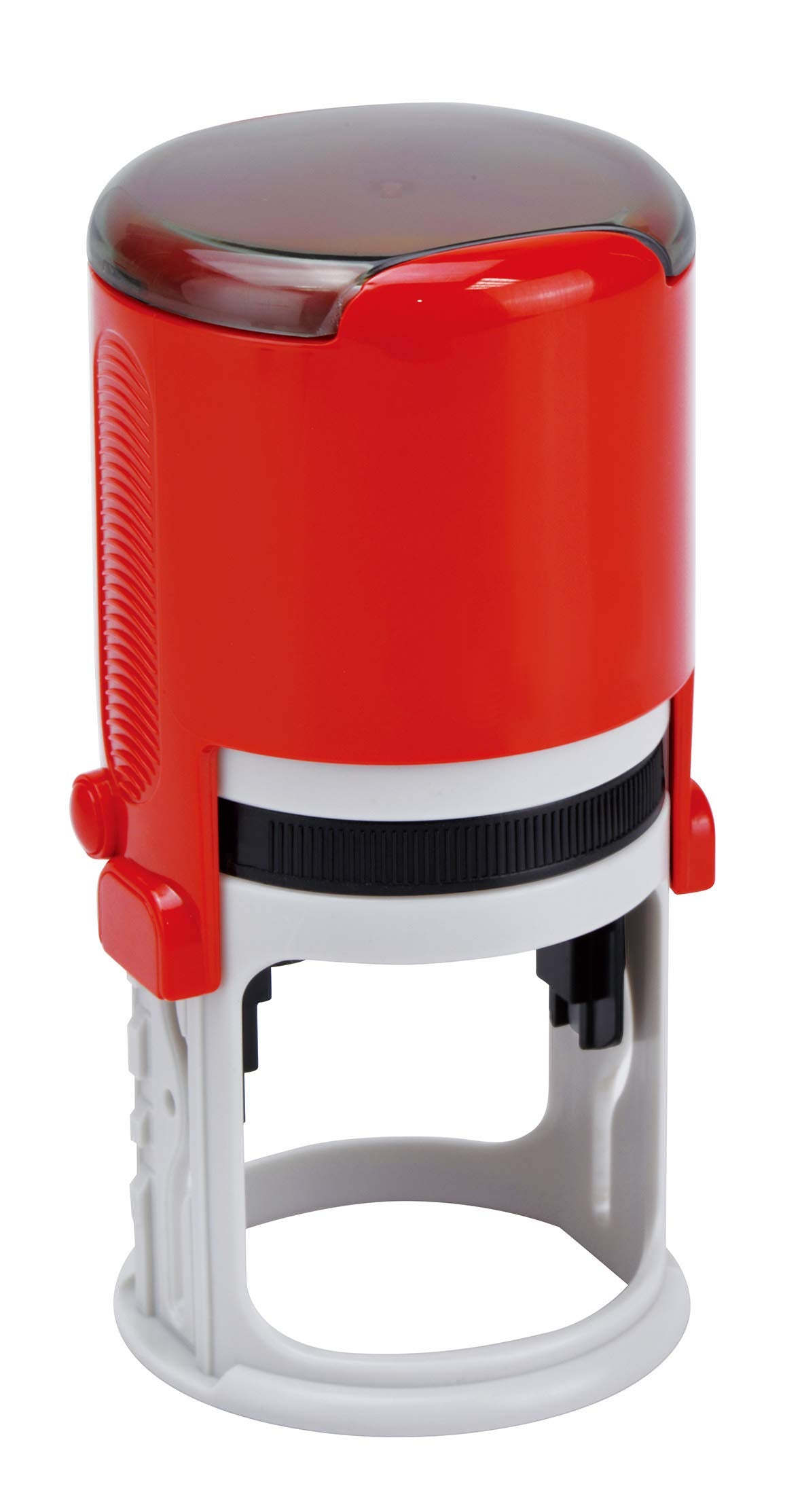 Corporate Kit (Red) - Binder, Slipcase, Minutes & Bylaws, Stock Certificates, Index Tabs & Red R-542 Self-Inking Corprate Seal Stamp Hubco