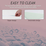 PayLessHere 10 Inch Queen Mattress Green Tea Memory Foam Mattress CertiPUR-US Certified,Removable Soft Cover,Fiberglass Free,Queen mattresses for Bed Frame, Bunk Bed, Trundle, Daybed,White PayLessHere