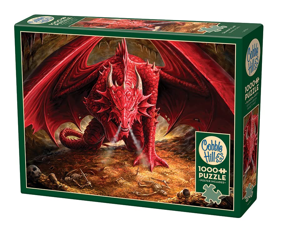 Cobble Hill 1000 Piece Puzzle - Dragon's Lair - Sample Poster Included Cobble Hill Puzzle Company Ltd.