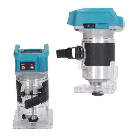 Respicefinem 6 Router 18V 19.0×17.0×12.0 Brushless Trimming Carving Machine Brushless Woodworking Router 18V Battery Hole Trimmer For Bl1815 Trimming Router Woodworking Hole Trimme Respicefinem