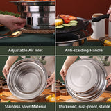 Primst Multifunctional Charcoal Barbecue Grill, Household Korean BBQ Grill, Portable Camping Grill Stove, Tabletop Smoker Grill Primst