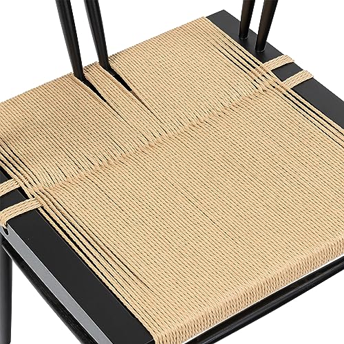 POLY & BARK Ferrara Dining Chair, Black POLY & BARK