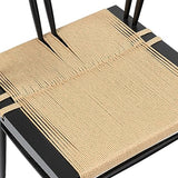 POLY & BARK Ferrara Dining Chair, Black POLY & BARK