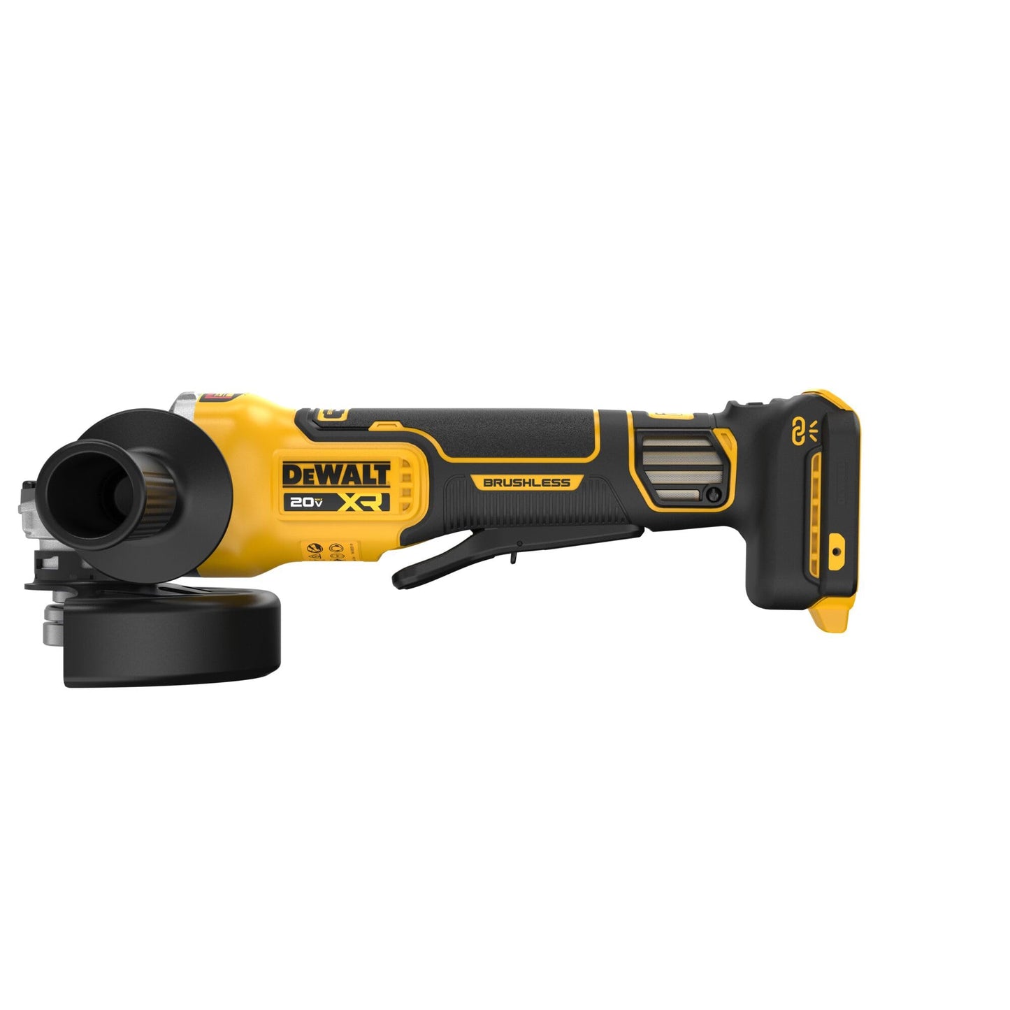 DEWALT 20V MAX* XR Brushless Cordless 4-1/2 in. - 5 in. Variable Speed Paddle Switch Grinder (Tool Only) (DCG410VSB) - WoodArtSupply