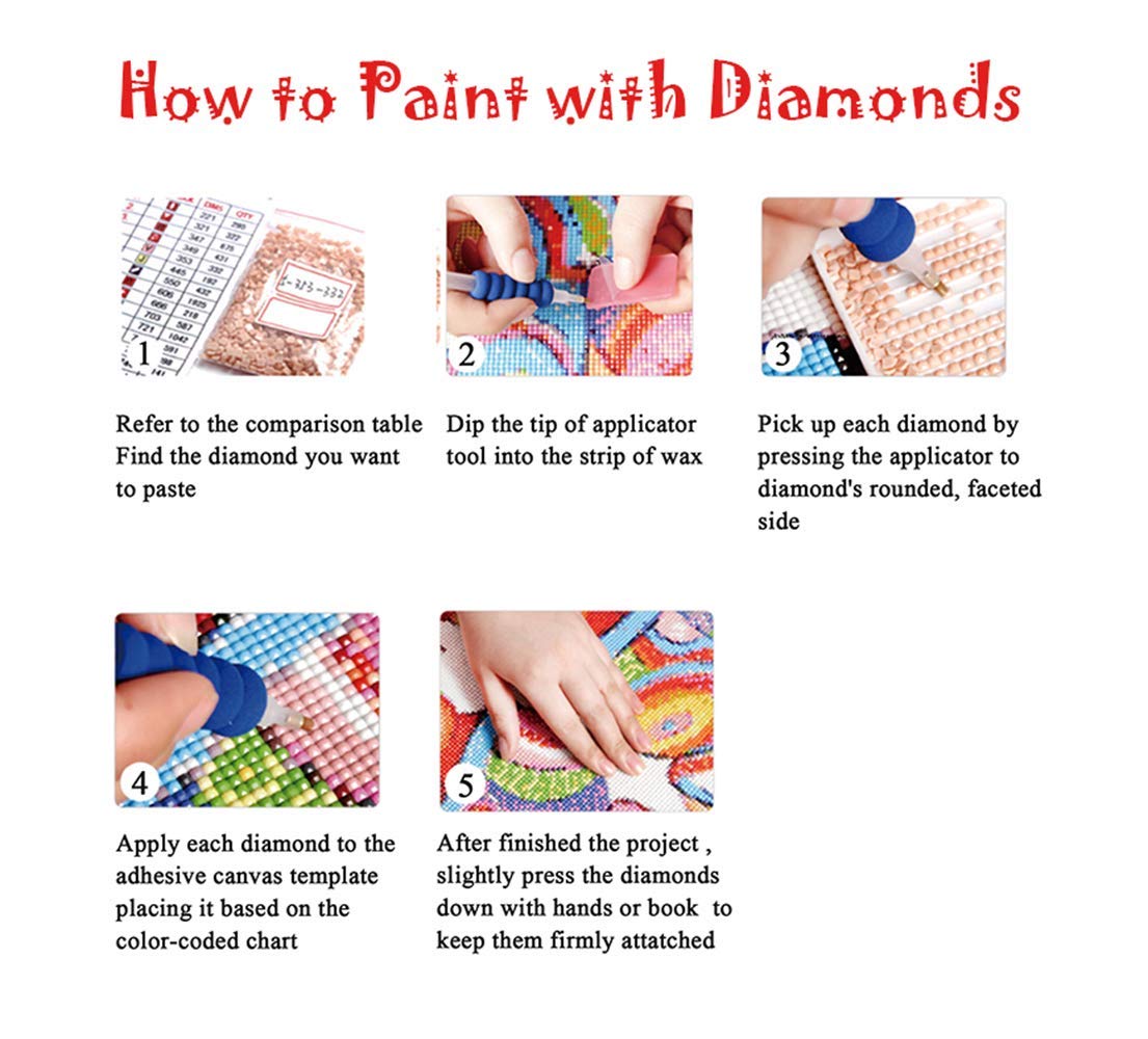 Puraikcmi 5D DIY Diamond Art Painting Yorkie Yorkshire Terrier Dog 16X16 inches Full Round Drill Rhinestone Embroidery for Wall Decoration Puraikcmi