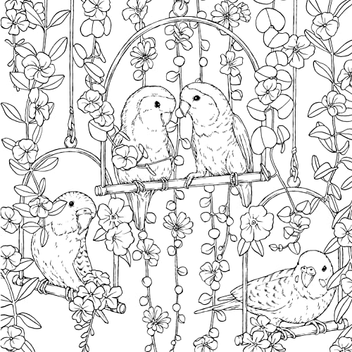 Symphony of Cute Animals: A Curious Coloring Book Adventure (Design Originals) Adult Coloring Book - 72 Fantasy Designs in a Magical Fairy-Tale-Inspired Setting [English Version of the Japanese Book] Design Originals