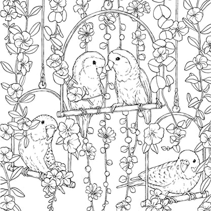 Symphony of Cute Animals: A Curious Coloring Book Adventure (Design Originals) Adult Coloring Book - 72 Fantasy Designs in a Magical Fairy-Tale-Inspired Setting [English Version of the Japanese Book]