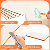 12 Pack Basswood Plywood Sheets 6x12x1/8 Inch-3 mm Thick Unfinished Plywood Sheets Thin Basswood Sheets Boards Craft Wood Sheets for DIY Crafts, Laser Projects, Painting, Wood Burning,Model Making AWIZOM