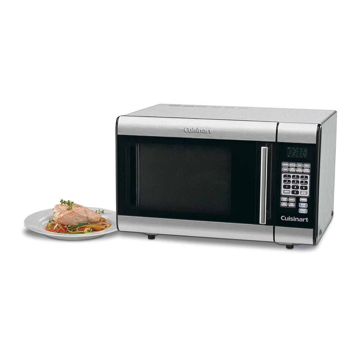 Cuisinart CMW-100 1-Cubic-Foot Stainless Steel Microwave Oven, Brushed Chrome Cuisinart