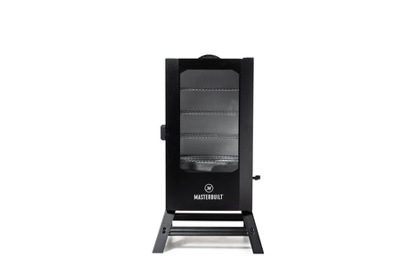 Masterbuilt® 40-inch Digital Electric Vertical BBQ Smoker with Leg Kit, Side Wood Chip Loader and 970 Cooking Square Inches in Black, Model MB20070122 Masterbuilt