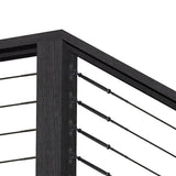 Toukioo Black Cable Railing Hardware Kit, for 1/8 Cable Railing System for Wood Posts, Stainless Steel Swage Toggle Turnbuckle 20 Pairs Toukioo