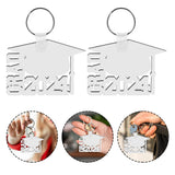 Graduation Keychain Sublimation Blank on Class of 2024 Keyrings Inspirational Keychain Key Holder Pendant Souvenir for Holiday Party NUOBESTY
